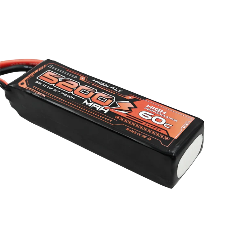 11.1 V 5200 mAh 3S 60C Lipo Battery